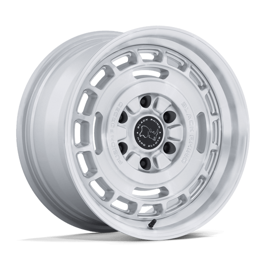 BR600SD17856800 - Black Rhino BR600 Vagabond 17X8.5 6X139.7 ET 0mm Gloss Silver With Machined Face - Black Rhino Wheels Canada