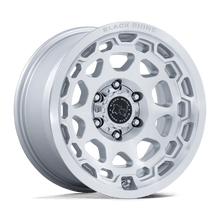 Charger l'image dans la galerie, BR026SD17855035 - Black Rhino BR026 Congo 17X8.5 5X127 ET 35mm Gloss Silver With Machined Face - Black Rhino Wheels Canada