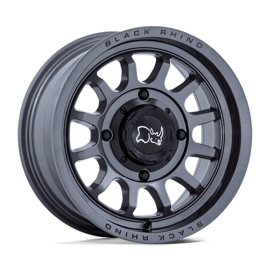 BU001AX14704810 - Black Rhino Rapid Utv 14X7 4X137  10mm Gloss Gunmetal - Black Rhino Wheels Canada