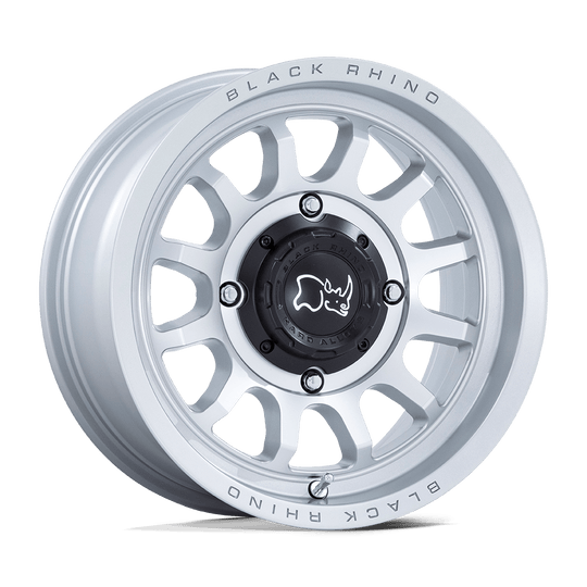 BU001SD14704010 - Black Rhino Rapid Utv 14X7 4X110  10mm Hyper Silver With Machined Face - Black Rhino Wheels Canada