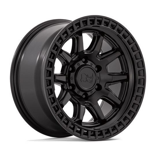 BR001MX17856800 - Black Rhino Calico 17X8.5 6X139.7  0mm Matte Black - Black Rhino Wheels Canada