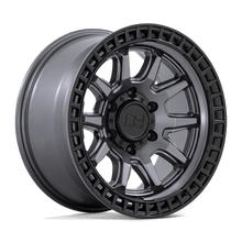 Load image into Gallery viewer, BR001AB17855034 - Black Rhino Calico 17X8.5 5X127  34mm Matte Gunmetal With Matte Black Lip - Black Rhino Wheels Canada