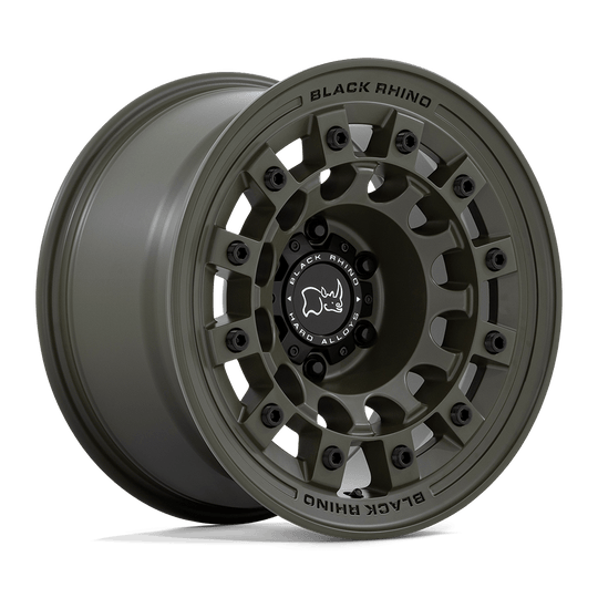 BR004EX17805038 - Black Rhino Fuji 17X8 5X127  38mm Olive Drab Green - Black Rhino Wheels Canada