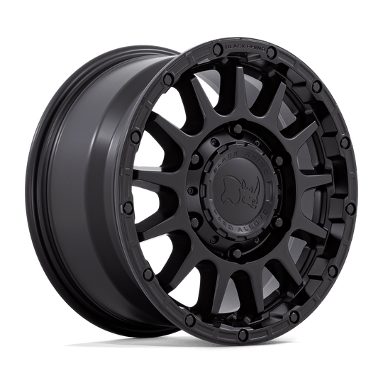 BR003MX16806C60 - Black Rhino Sequoia 16X8 6X180  60mm Matte Black - Black Rhino Wheels Canada