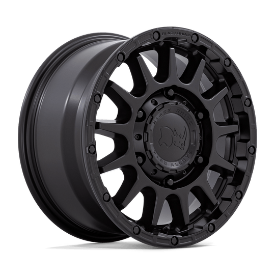 BR003MX16806838 - Black Rhino Sequoia 16X8 6X139.7  38mm Matte Black - Black Rhino Wheels Canada
