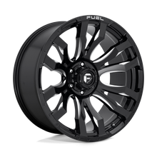 Charger l'image dans la galerie, D67320908450 - Fuel Off-Road D673 Blitz 20X9 6X139.7 1mm Gloss Black Milled - Fuel Off-Road Wheels Canada