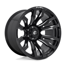 Load image into Gallery viewer, D67322208947 - Fuel Off-Road D673 Blitz 22X12 6X135 -44 mm Gloss Black Milled - Fuel Off-Road Wheels Canada