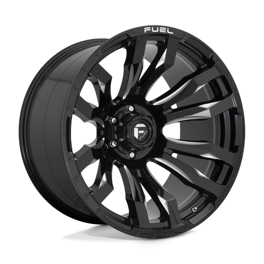 D67322208947 - Fuel Off-Road D673 Blitz 22X12 6X135 -44 mm Gloss Black Milled - Fuel Off-Road Wheels Canada