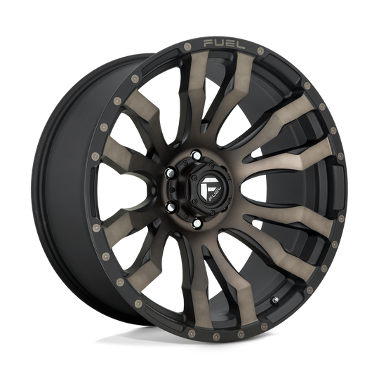 D67422008947 - Fuel Off-Road D674 Blitz 22X10 6X135 -18 mm Matte Black Double Dark Tint - Fuel Off-Road Wheels Canada