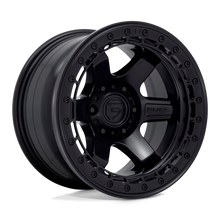 Load image into Gallery viewer, D12217855657 - Fuel Off-Road D122 Block Beadlock 17X8.5 5X150 ET 20mm Matte Black with Matte Black Ring - Fuel Off-Road Wheels Canada