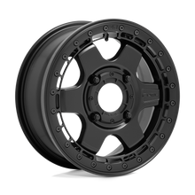 Load image into Gallery viewer, D9221560A550 - Fuel Off-Road D922 Block Beadlock 15X6 4X156 38mm Matte Black With Black Ring - Fuel Off-Road Wheels Canada