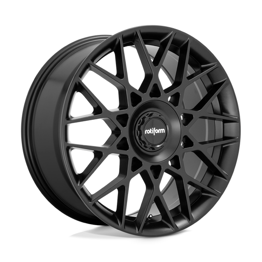 R165198502+45 - Rotiform R165 Blq-C 19X8.5 5X108 / 5X114.3 45mm Satin Black - Rotiform Wheels Canada