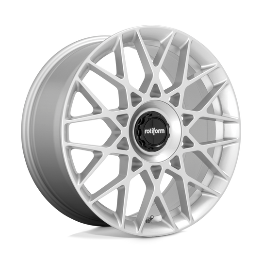 R167198525+35 - Rotiform R167 Blq-C 19X8.5 5X120 / 5X112 35mm Silver - Rotiform Wheels Canada