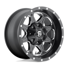 Load image into Gallery viewer, D53417909845 - Fuel Off-Road D534 Boost 17X9 6X139.7 / 6X135 -12mm Matte Black Milled - Fuel Off-Road Wheels Canada