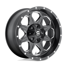 Load image into Gallery viewer, D53420908345 - Fuel Off-Road D534 Boost 20X9 6X139.7 ET -12mm Matte Black Milled - Fuel Off-Road Wheels Canada