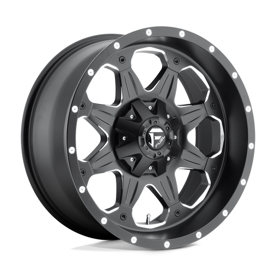 D53420908345 - Fuel Off-Road D534 Boost 20X9 6X139.7 ET -12mm Matte Black Milled - Fuel Off-Road Wheels Canada