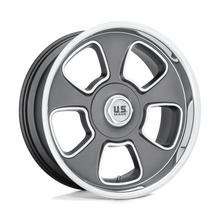 Charger l'image dans la galerie, U12520957652 - US Mag U125 Boulevard 20X9.5 6X139.7  1mm Matte Gun Metal - US Mag Wheels Canada