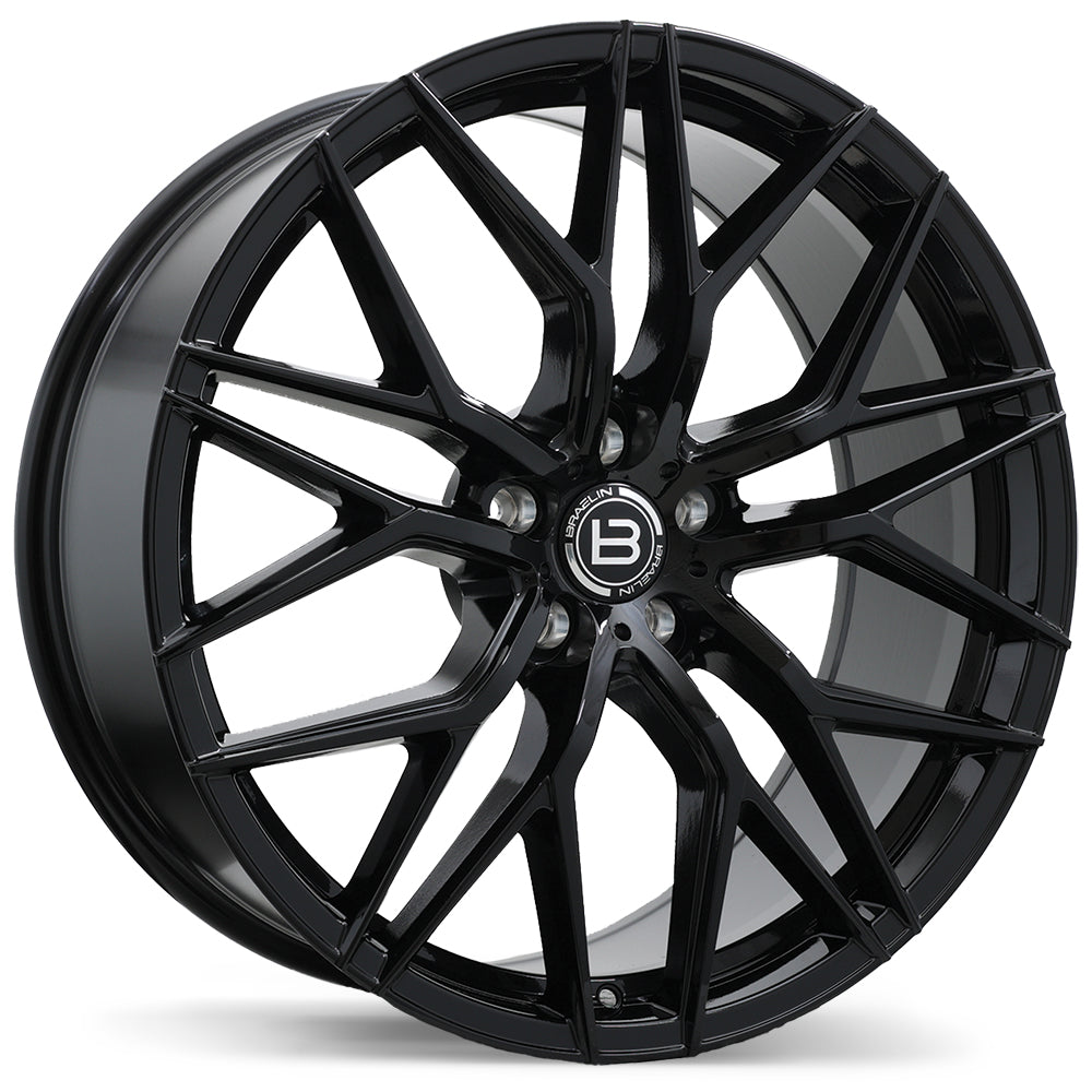 BR10-2190-90BN+35C715 - Braelin BR10 21X9.0 5X115 35mm Gloss Black - Braelin Wheels Canada