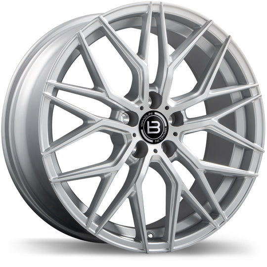 BR10-1985-15SN+45C566 - Braelin BR10 19X8.5 5X105 45mm Gloss Silver - Braelin Wheels Canada