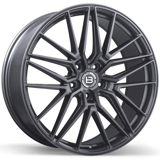 BR13-2290-32GD+25C751 - Braelin BR13 22X9 5X128 25mm Dark Grey - Braelin Wheels Canada