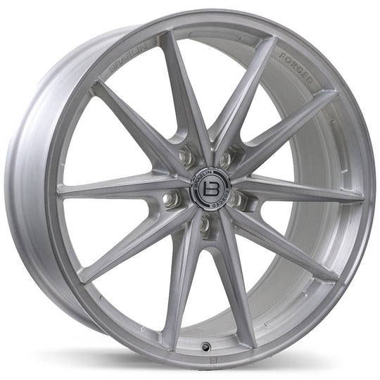 BRF1-2090-43NF+25C666 - Braelin BRF1 20X9 5X132 ET 25mm Brushed Matte Carbon Grey - Braelin Wheels Canada