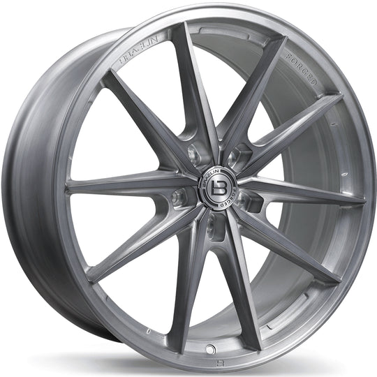 BRF1-2090-65NF+40C571 - Braelin BRF1 20X9 5X114.3 40mm Brushed Matte Carbon Grey - Braelin Wheels Canada
