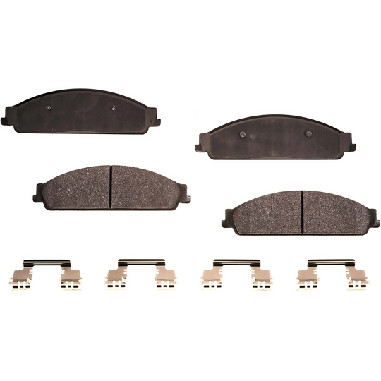 BRX1070 Bremex Ceramic Front Disc Brake Pad Set With Hardware Bremex Canada