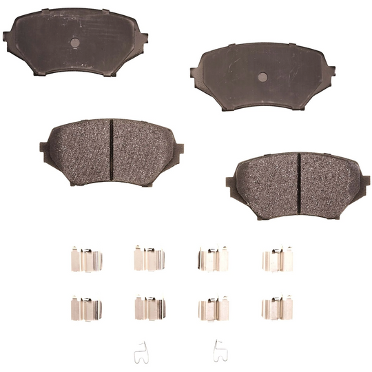 BRX1179 Bremex Ceramic Front Disc Brake Pad Set With Hardware Bremex Canada