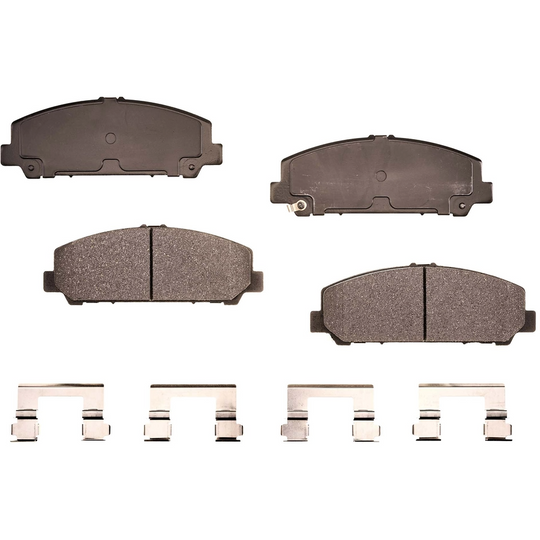 BRX1286 Bremex Ceramic Front Disc Brake Pad Set With Hardware Bremex Canada