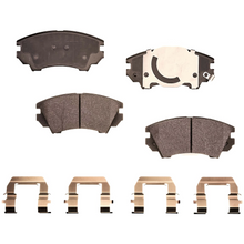 Charger l'image dans la galerie, BRX1404 Bremex Ceramic Front Disc Brake Pad Set With Hardware Bremex Canada