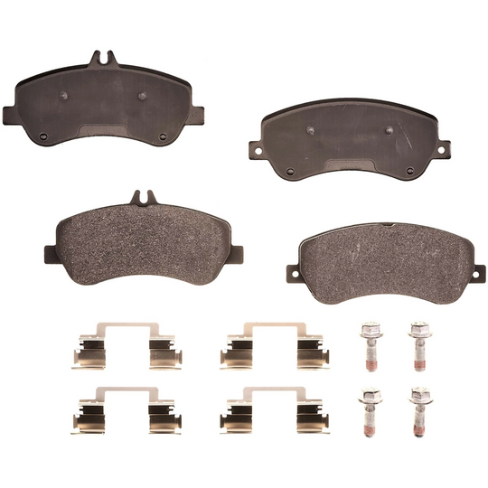 BRX1406 Bremex Ceramic Front Disc Brake Pad Set With Hardware Bremex Canada