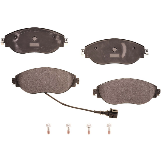 BRX1633 Bremex Ceramic Front Disc Brake Pad Set With Hardware Bremex Canada