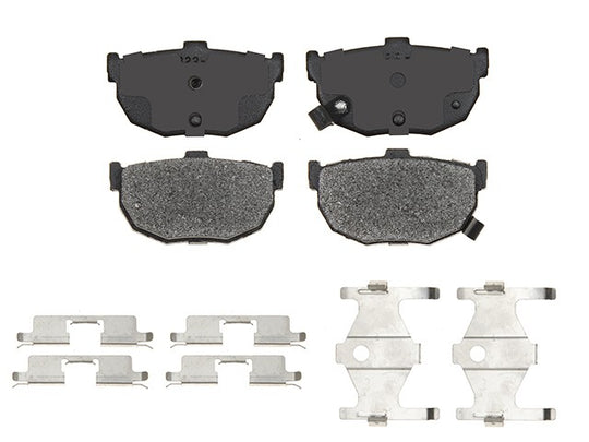 BRX323 Bremex Ceramic Disc Brake Pad Set With Hardware Bremex Canada