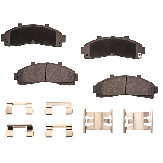 BRX652 Bremex Ceramic Front Disc Brake Pad Set With Hardware Bremex Canada