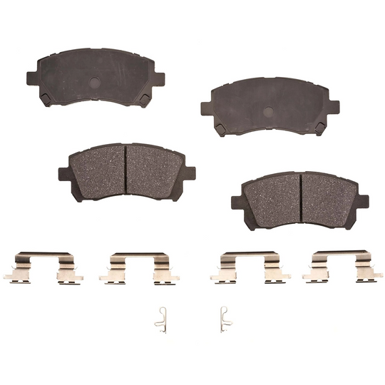 BRX721 Bremex Ceramic Front Disc Brake Pad Set With Hardware Bremex Canada