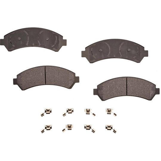 BRX726 Bremex Ceramic Front Disc Brake Pad Set With Hardware Bremex Canada