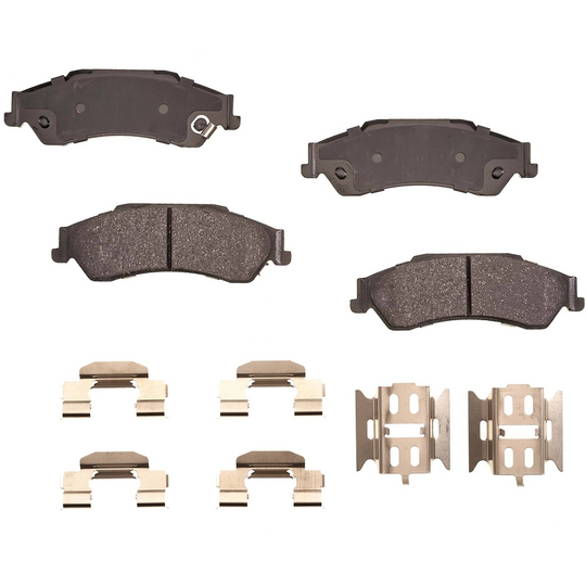 BRX729 Bremex Ceramic Rear Disc Brake Pad Set With Hardware Bremex Canada