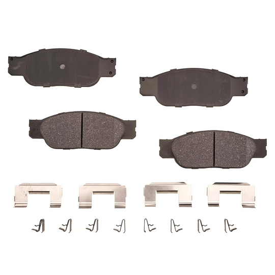 BRX805 Bremex Ceramic Front Disc Brake Pad Set With Hardware Bremex Canada