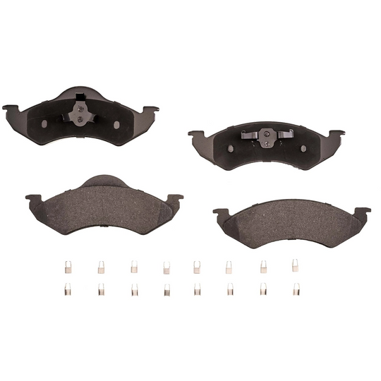 BRX820 Bremex Ceramic Front Disc Brake Pad Set With Hardware Bremex Canada