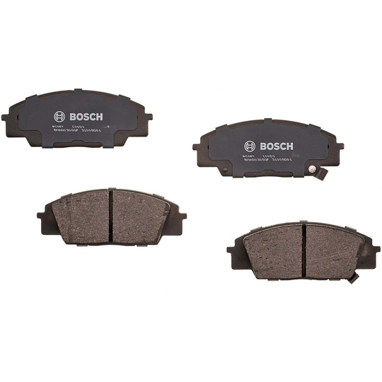 BRX829 Bremex Ceramic Front Disc Brake Pad Set With Hardware Bremex Canada