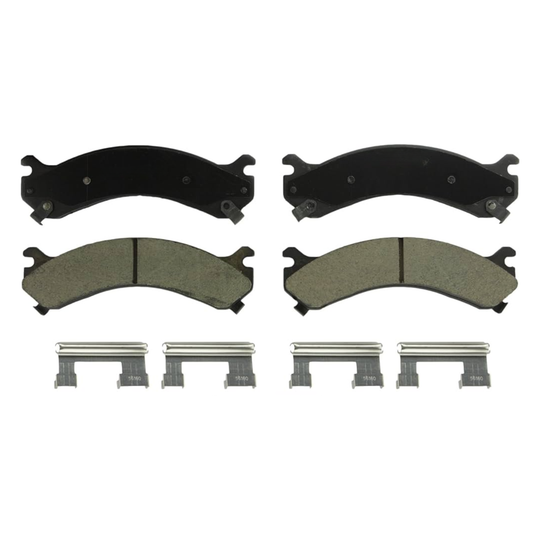 BRX909 Bremex Ceramic Rear Disc Brake Pad Set With Hardware Bremex Canada