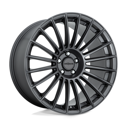 R1541885F8+45 - Rotiform R154 Buc 18X8.5 5X112  45mm Matte Anthracite - Rotiform Wheels Canada
