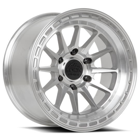 BAJA-7854MC - Lock Off-Road Baja 17X8 5X114.3 ET 40mm Machined With Clear Coat - Lock Off-Road Wheels Canada