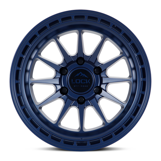 BAJA-7963BLUE - Lock Offroad Baja 17X9 6X135 ET 0mm Matte Blue - Lock Offroad Wheels Canada