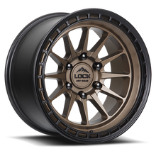 Load image into Gallery viewer, BAJA-7854MR - Lock Off-Road Baja 17X8 5X114.3 ET 40mm Matte Desert Bronze with Matte Black Ring - Lock Off-Road Wheels Canada