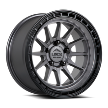 Charger l'image dans la galerie, BAJA-7854MG - Lock Off-Road Baja 17X8 5X114.3 ET 40mm Matte Grey with Matte Black Ring - Lock Off-Road Wheels Canada