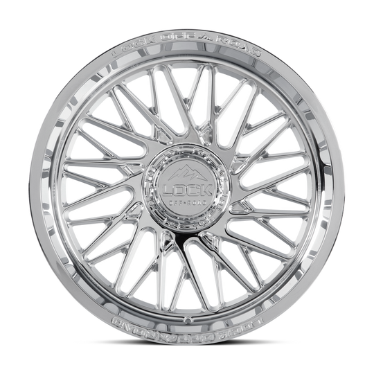 BANDIT-22236C - Lock Extreme Bandit 22X12 6X135 / 6X139.7 ET -44mm Chrome - Lock Extreme Wheels Canada