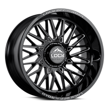 Charger l'image dans la galerie, BANDIT-2986GBM - Lock Extreme Bandit 20X9 8X165.1 ET 1mm Gloss Black Milling - Lock Extreme Wheels Canada