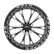 Charger l'image dans la galerie, S90870067P50 - WELD Street Performance Belmont Beadlock 17X10 5X114.3 +50mm Gloss Black Milled &amp; Diamond Lip - WELD Street Performance Wheels Canada