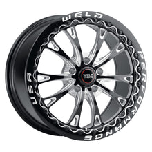 Charger l'image dans la galerie, S90870067P50 - WELD Street Performance Belmont Beadlock 17X10 5X114.3 +50mm Gloss Black Milled &amp; Diamond Lip - WELD Street Performance Wheels Canada